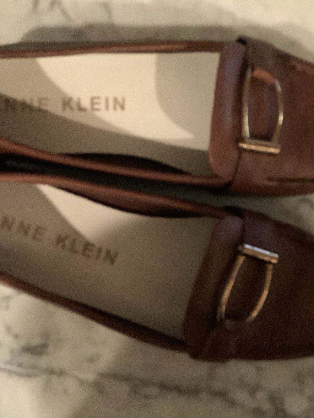 Anne Klein leather driving Mocs